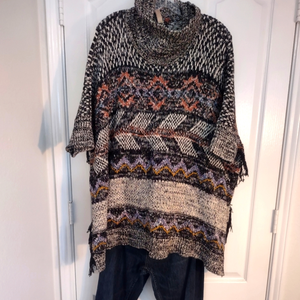 Pilcro brand poncho